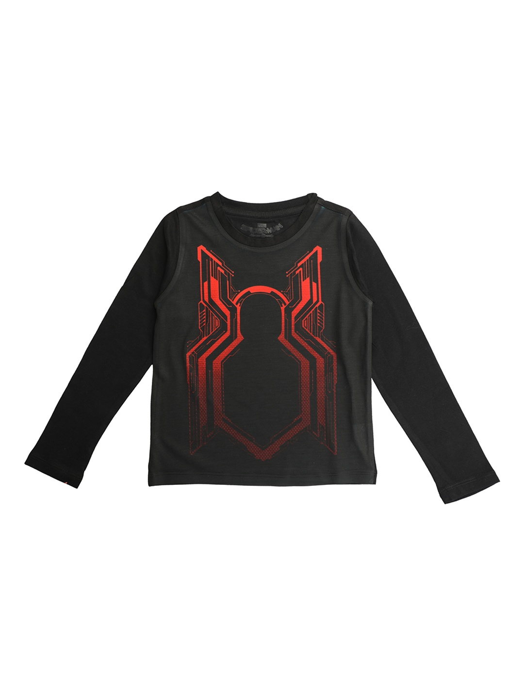 

Marvel by Wear Your Mind Boys Black Printed Round Neck T-shirt