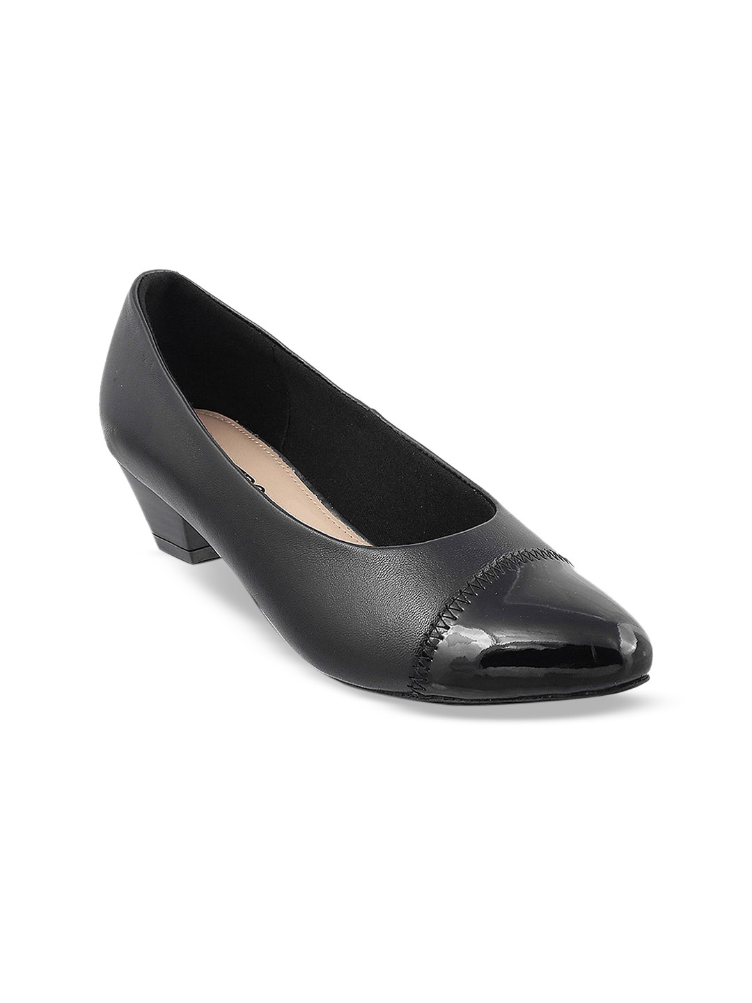 

Metro Women Black Solid Pumps
