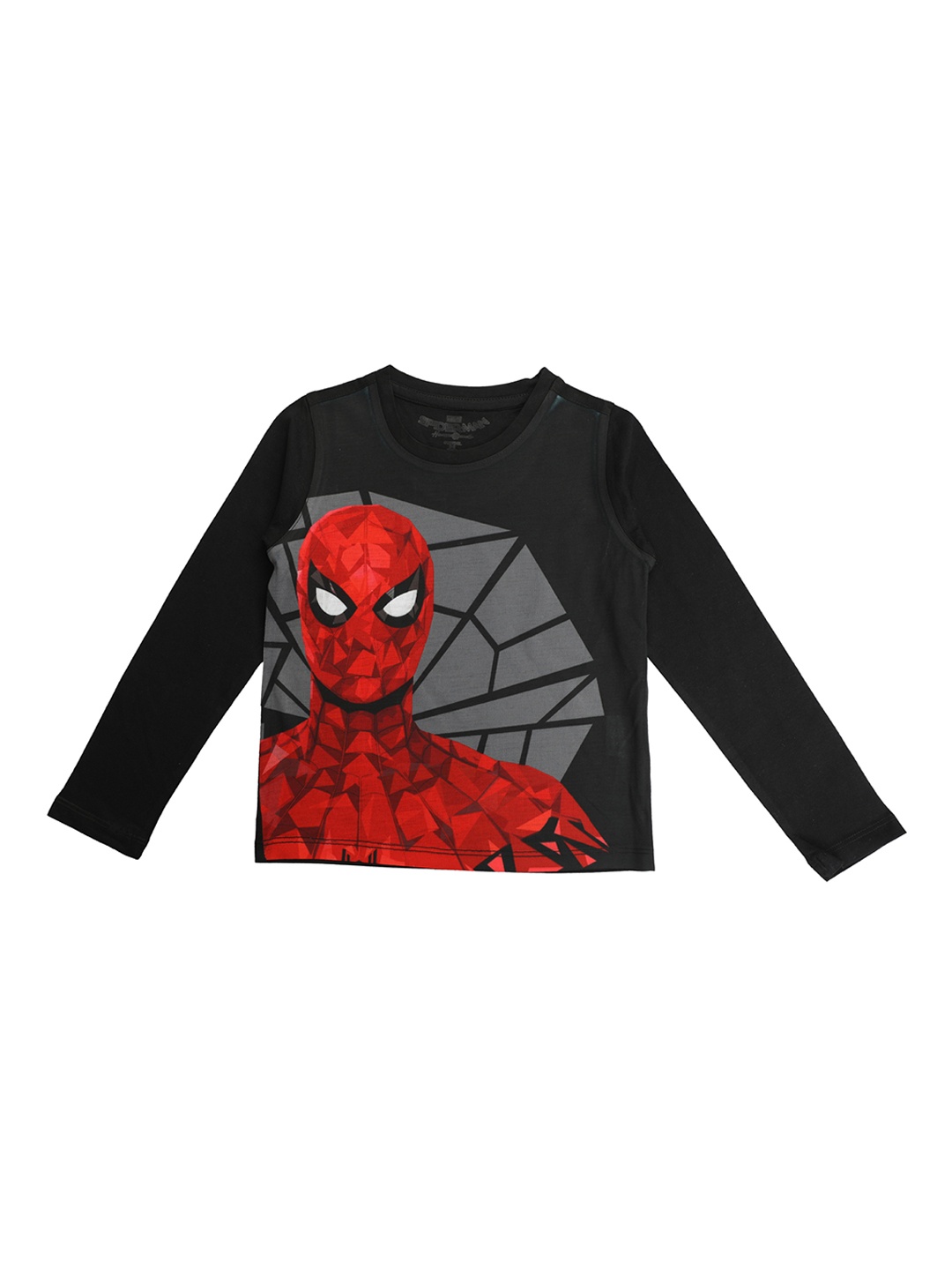 

Marvel by Wear Your Mind Boys Black Printed Round Neck T-shirt