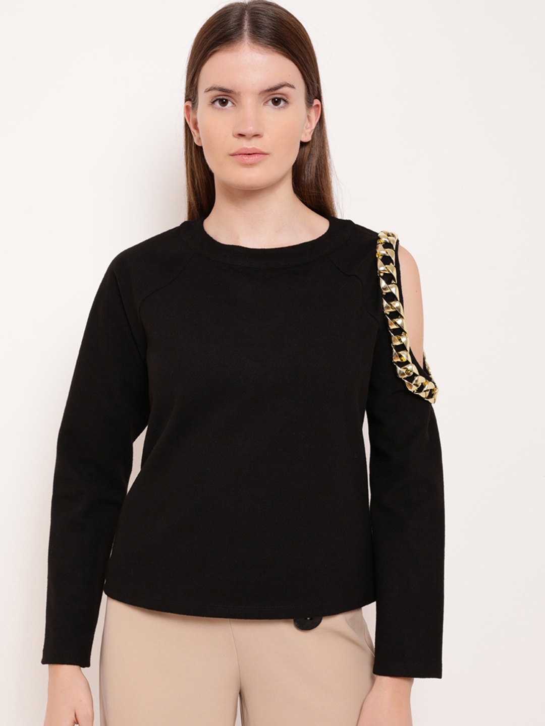 

Kazo Women Black Solid Top