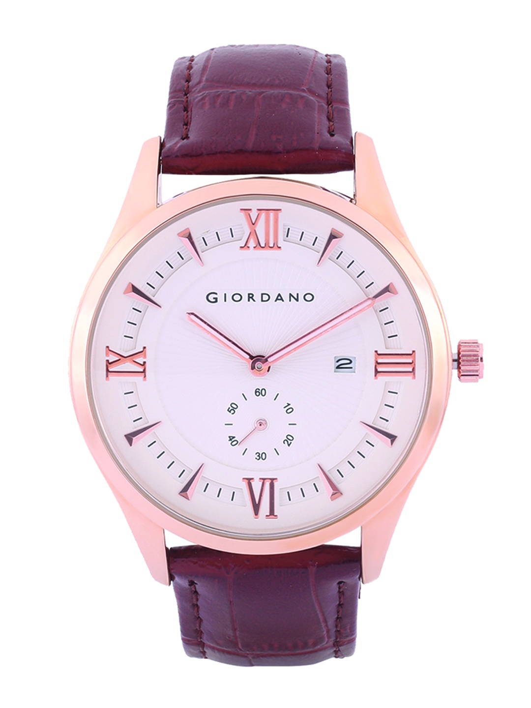 

GIORDANO Men White Analogue Watch C1144
