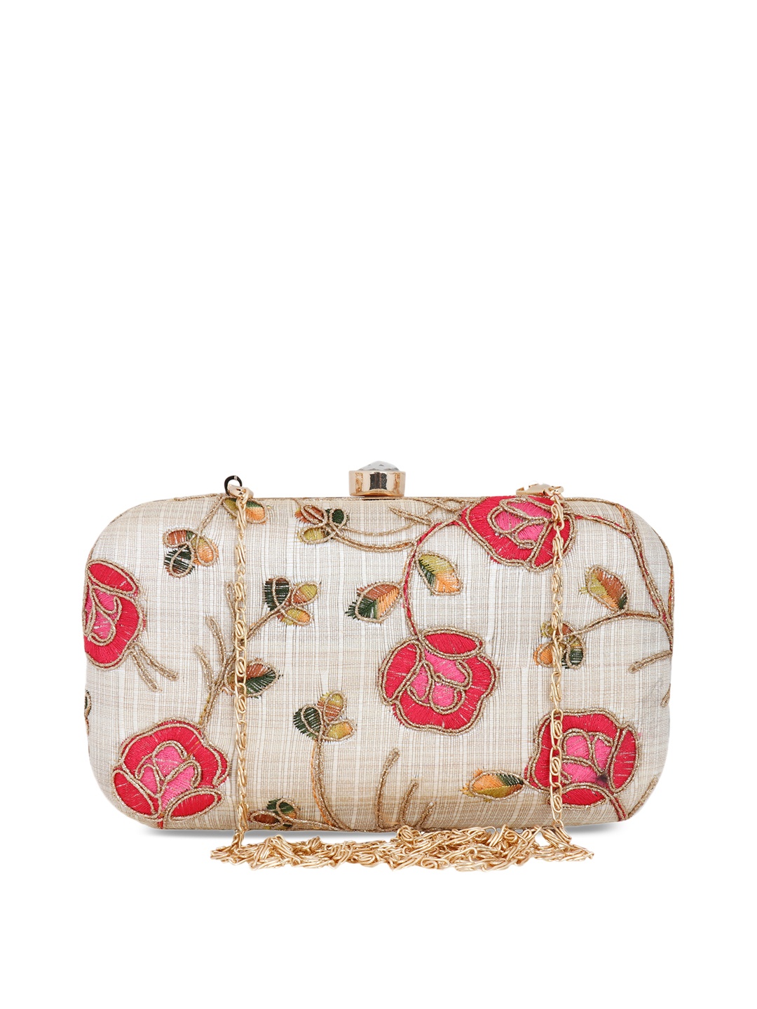 

Anekaant Women Multicoloured Embroidered Clutches, Multi