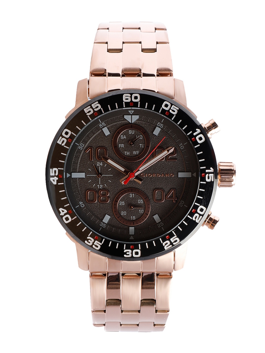

GIORDANO Men Black Analogue Watch 1981-33