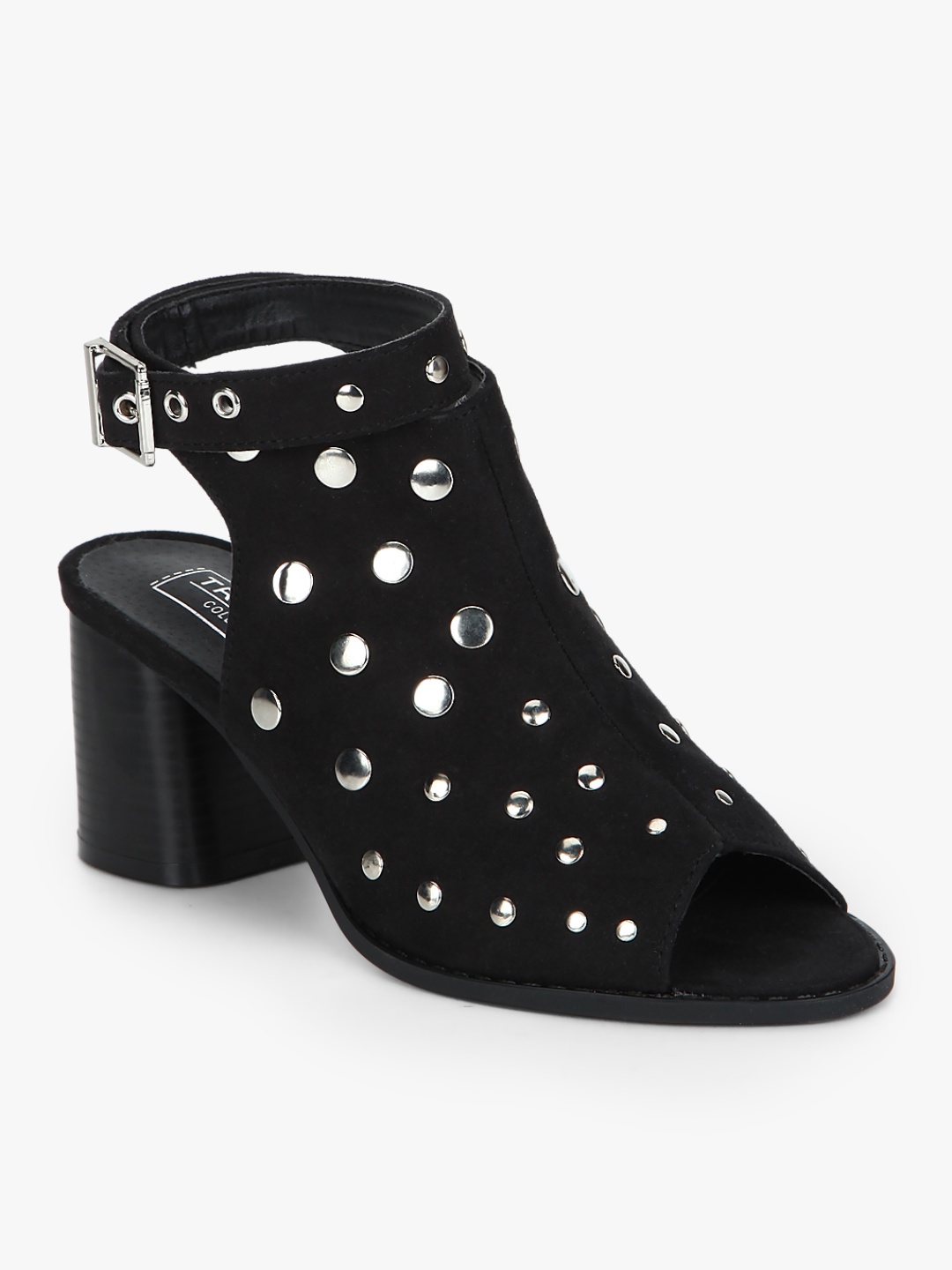 

Truffle Collection Women Black Solid Sandals