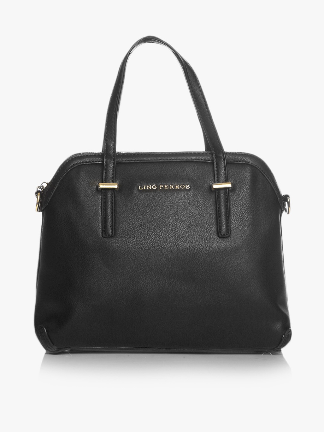 

Lino Perros Black Solid Handheld Bag