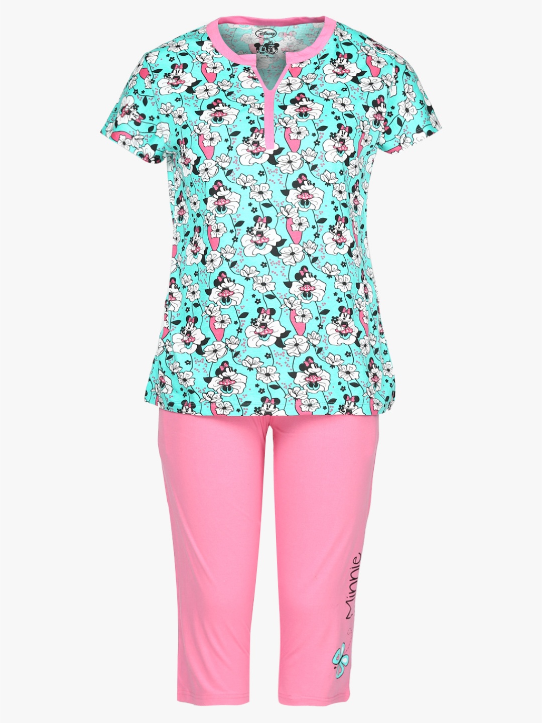 

Sea Green Printed Nightdress