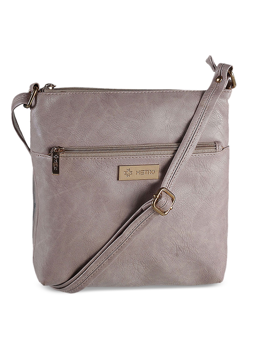 

Metro Grey Textured Sling Bag