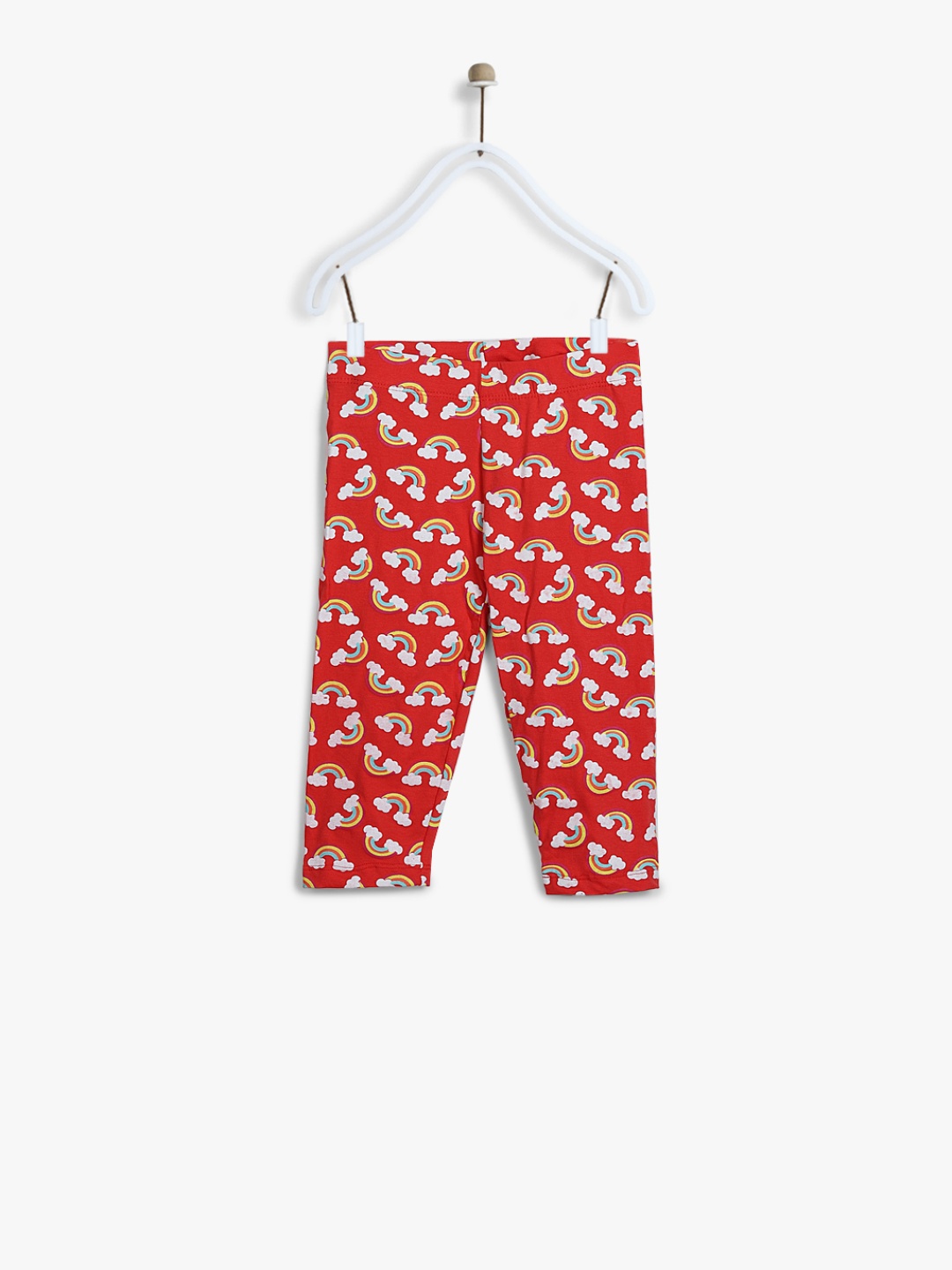 

Adams kids Girls Red Printed Leggings