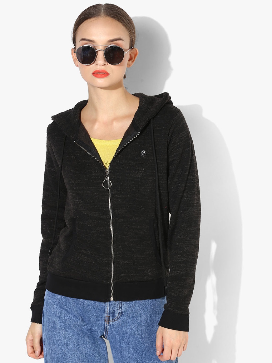 

Deal Jeans Black Solid Bomber Jacket