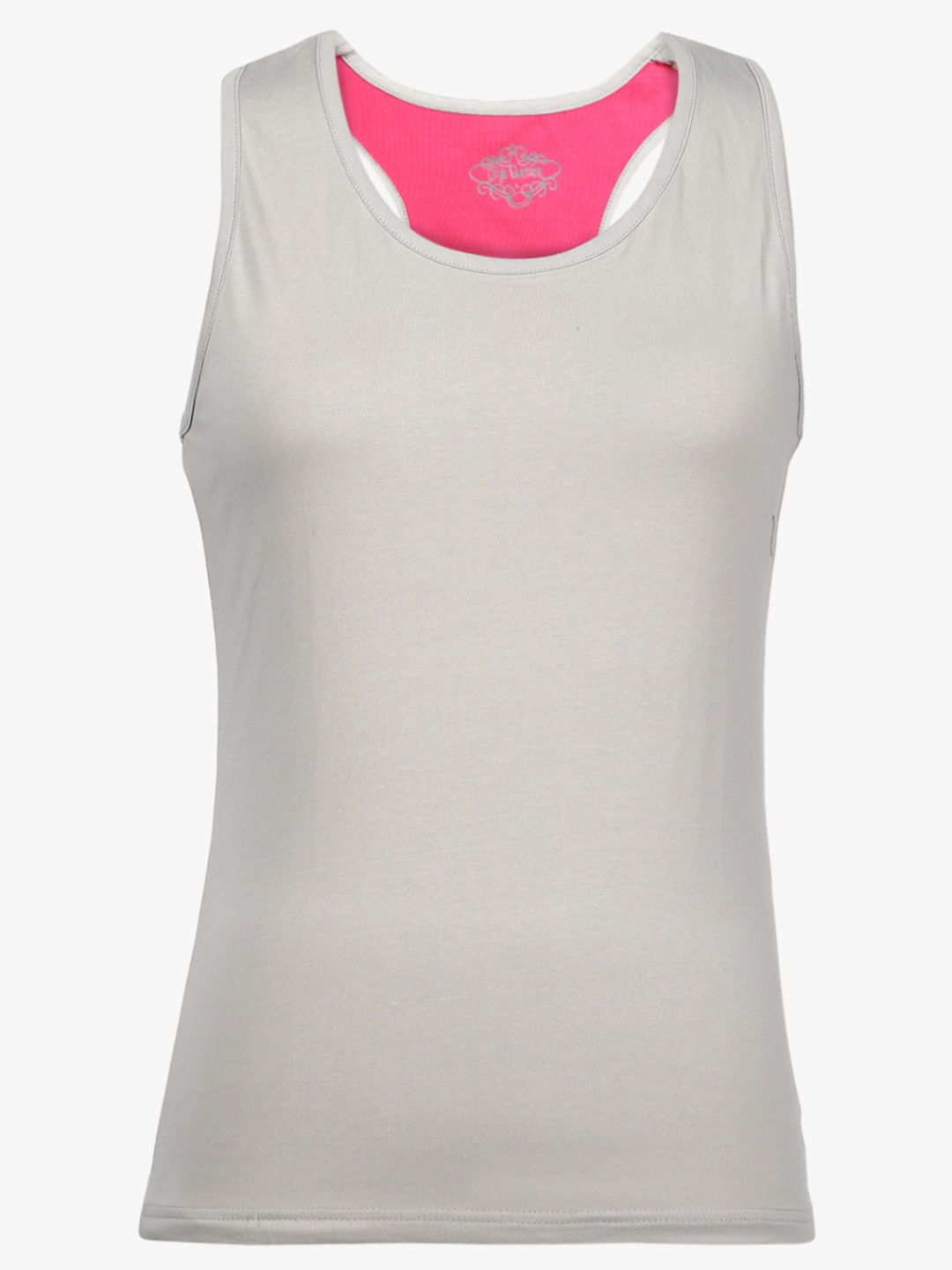 

Style Quotient Women Grey Solid Tank Top