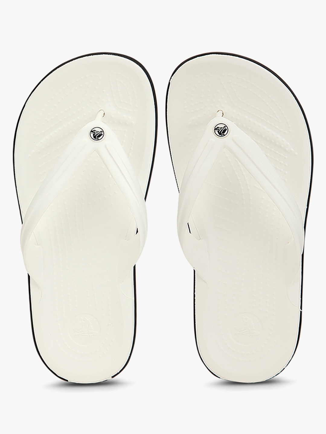 

Crocband White Flip Flops