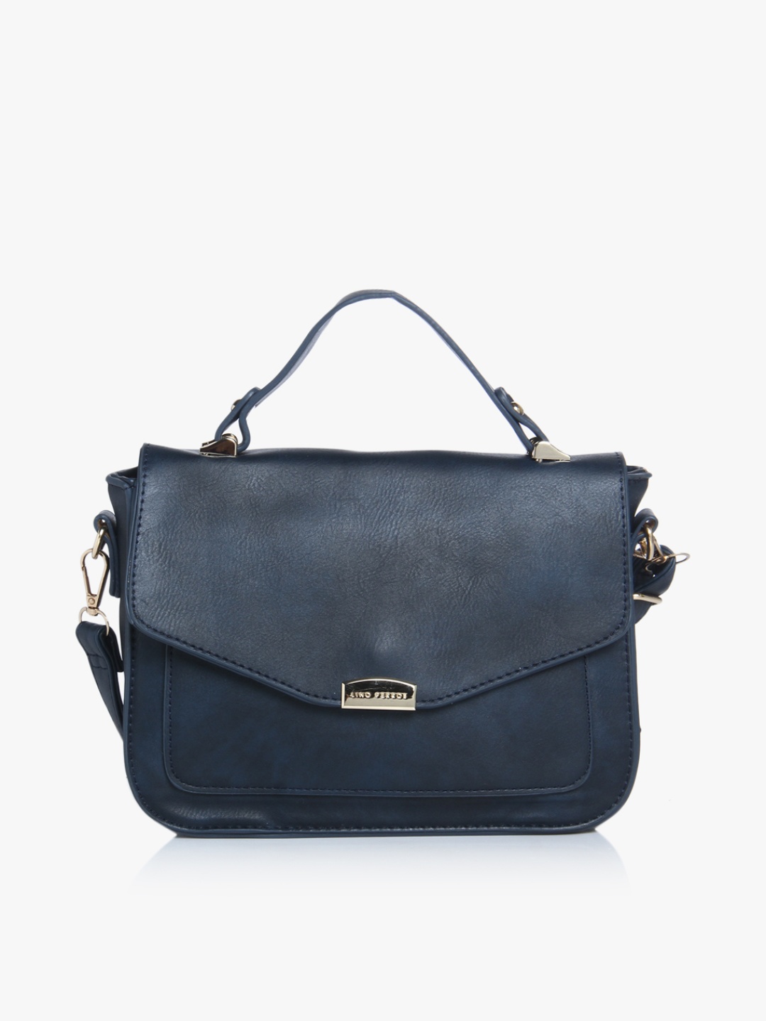 

Blue Polyurethane (Pu) Sling Bag, Navy blue