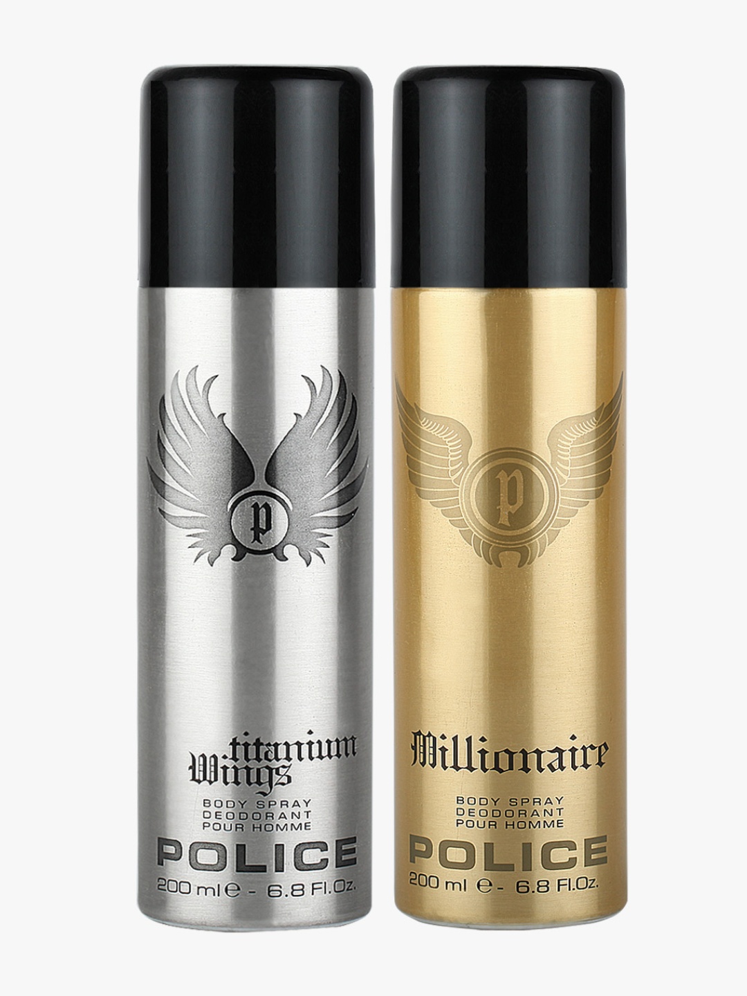 

Millionaire+Wings Titanium Deo Set (2X200ml), Na