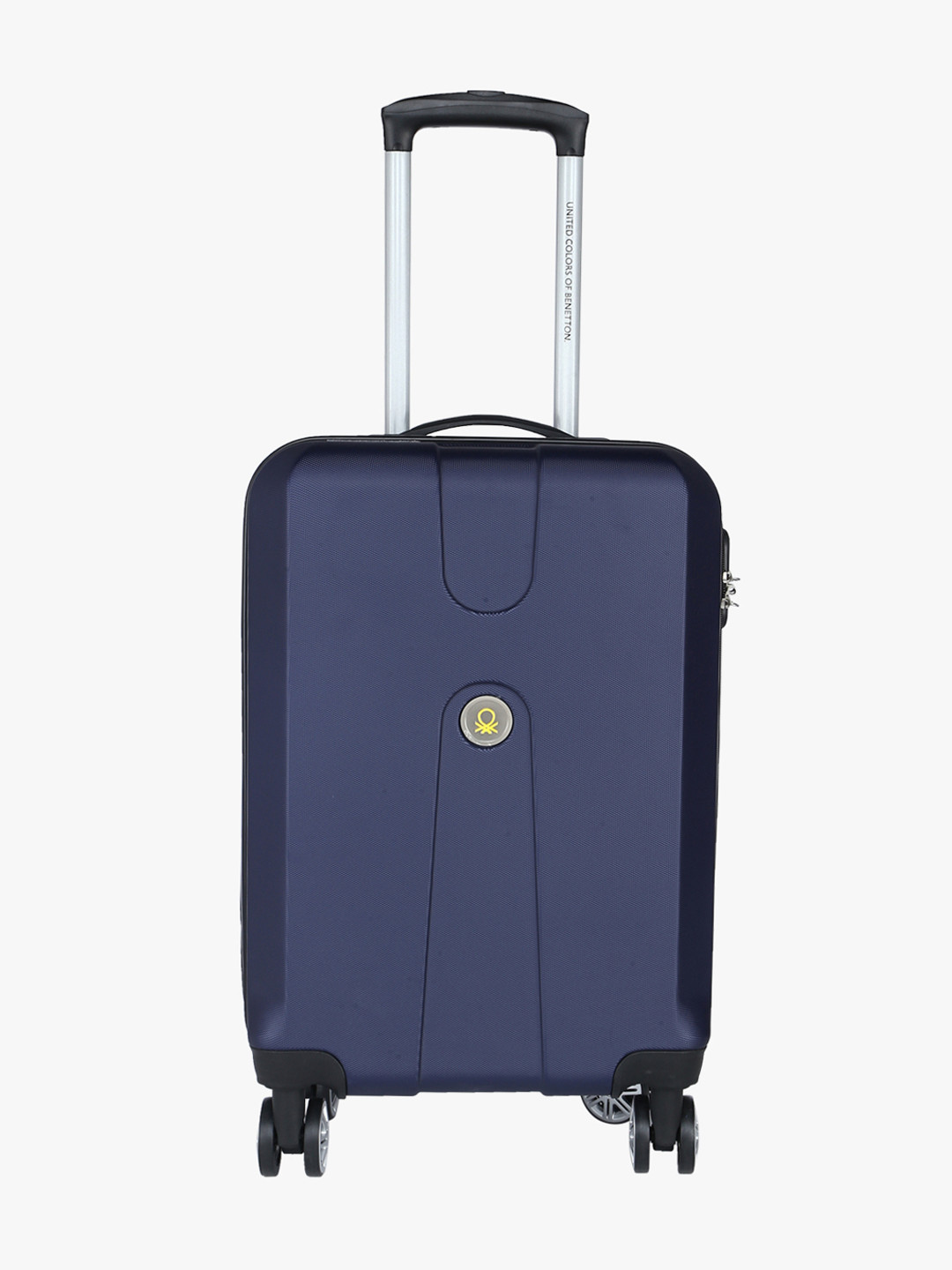 

57 Cm Navy Blue 8W Cabin Hard Luggage Strolley