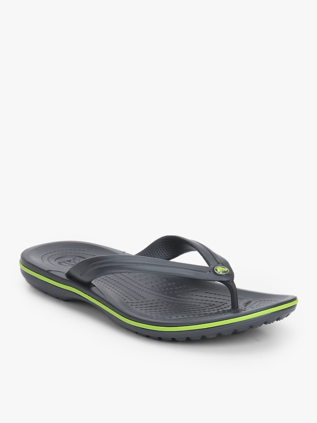 Crocband Grey Flip Flops