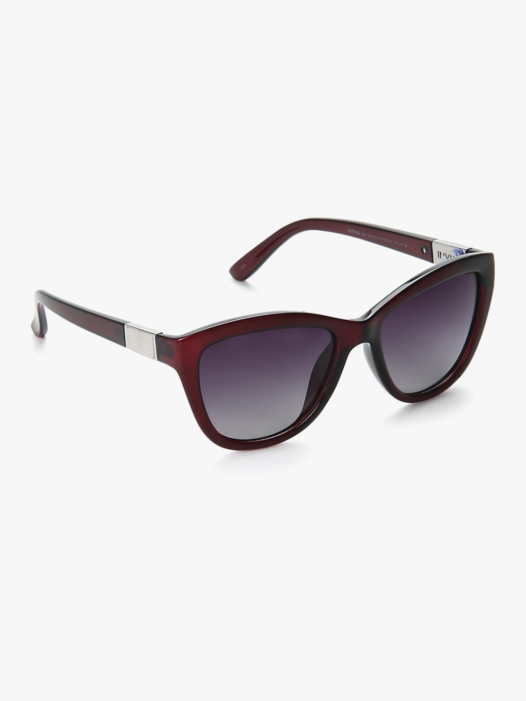 

INVU Unisex Oval Sunglasses B2636B, Grey