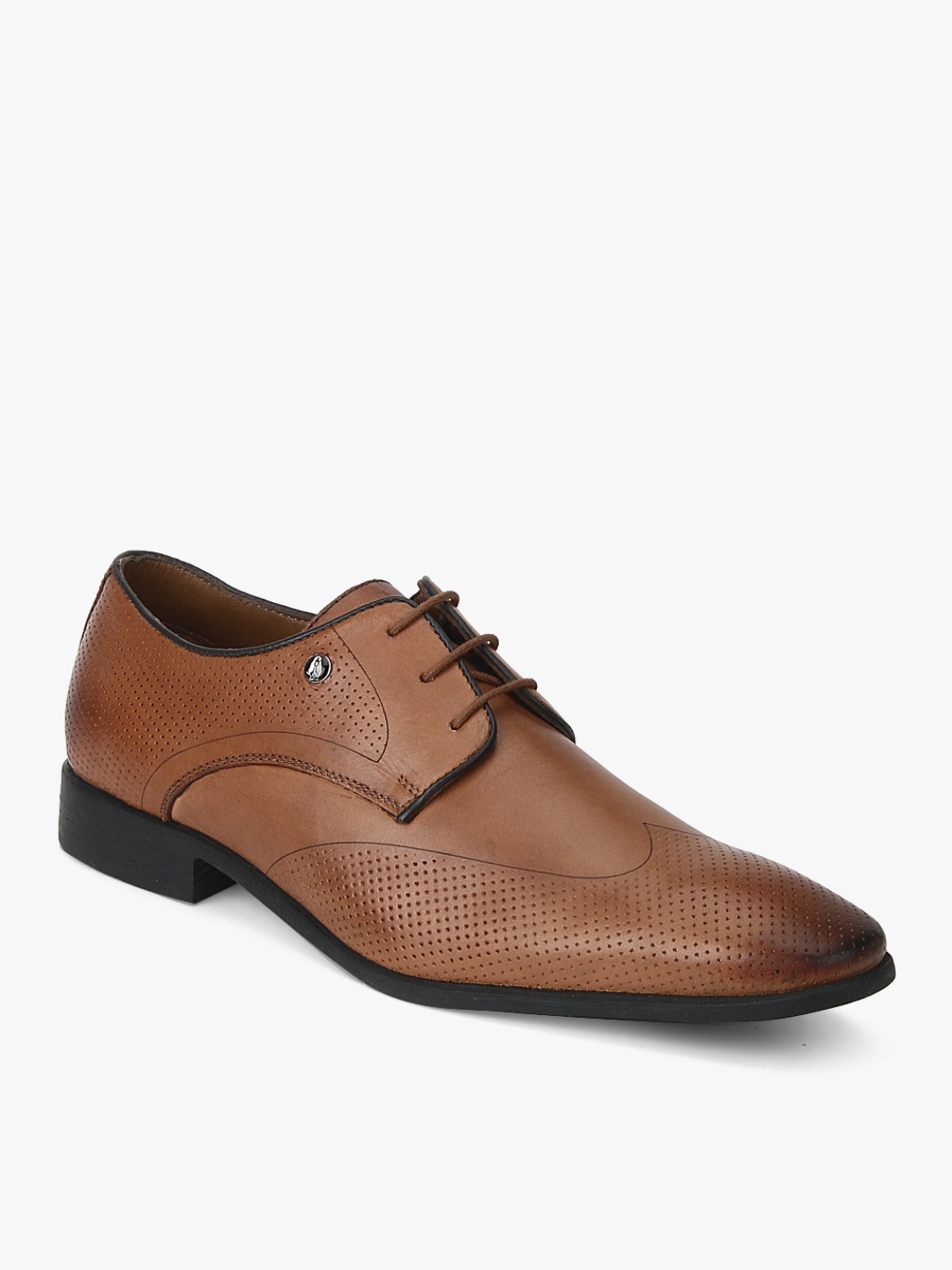 

New Fred Laser Brown Derby Formal Shoes