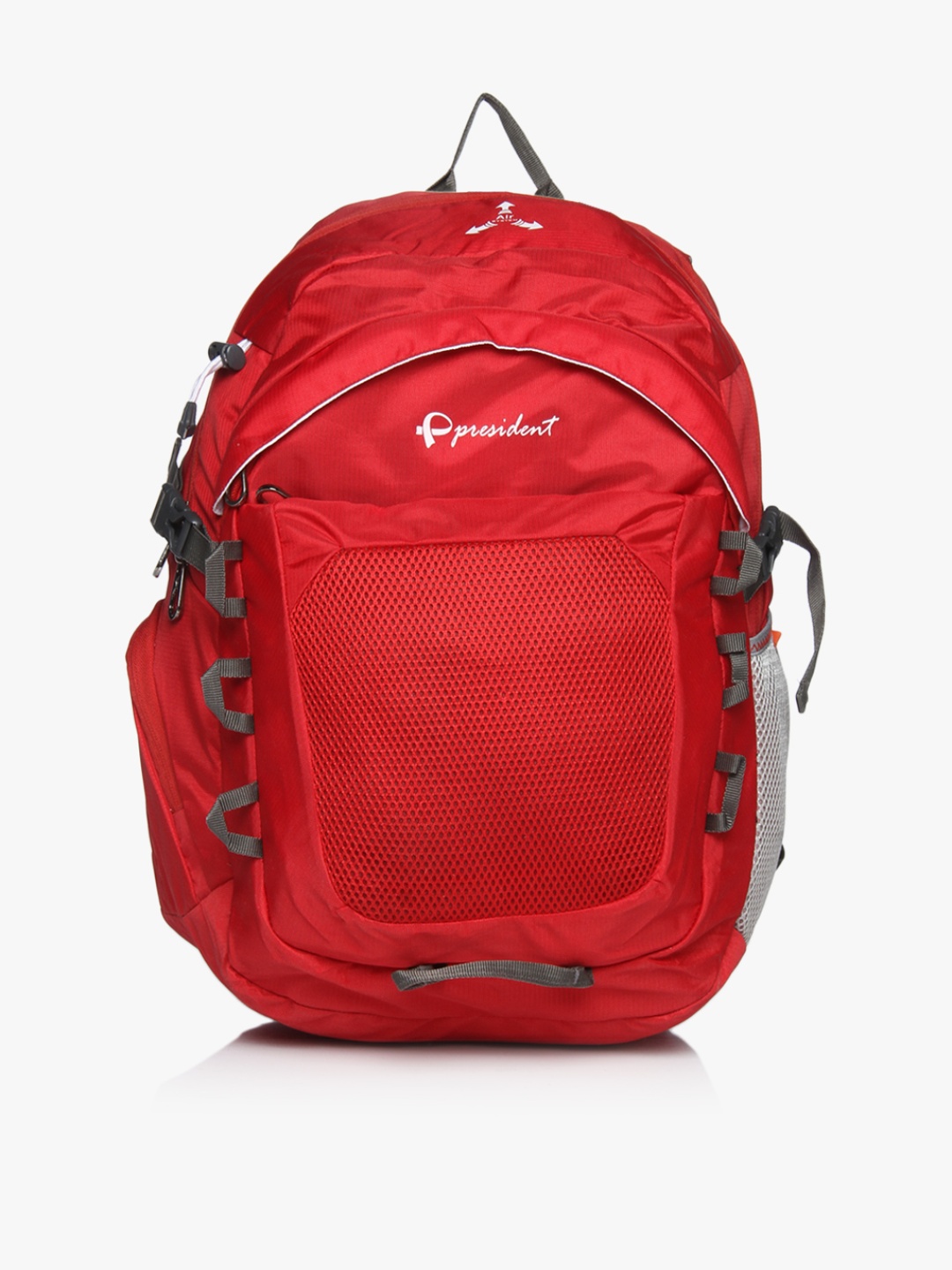 

Red Polyester Backpack