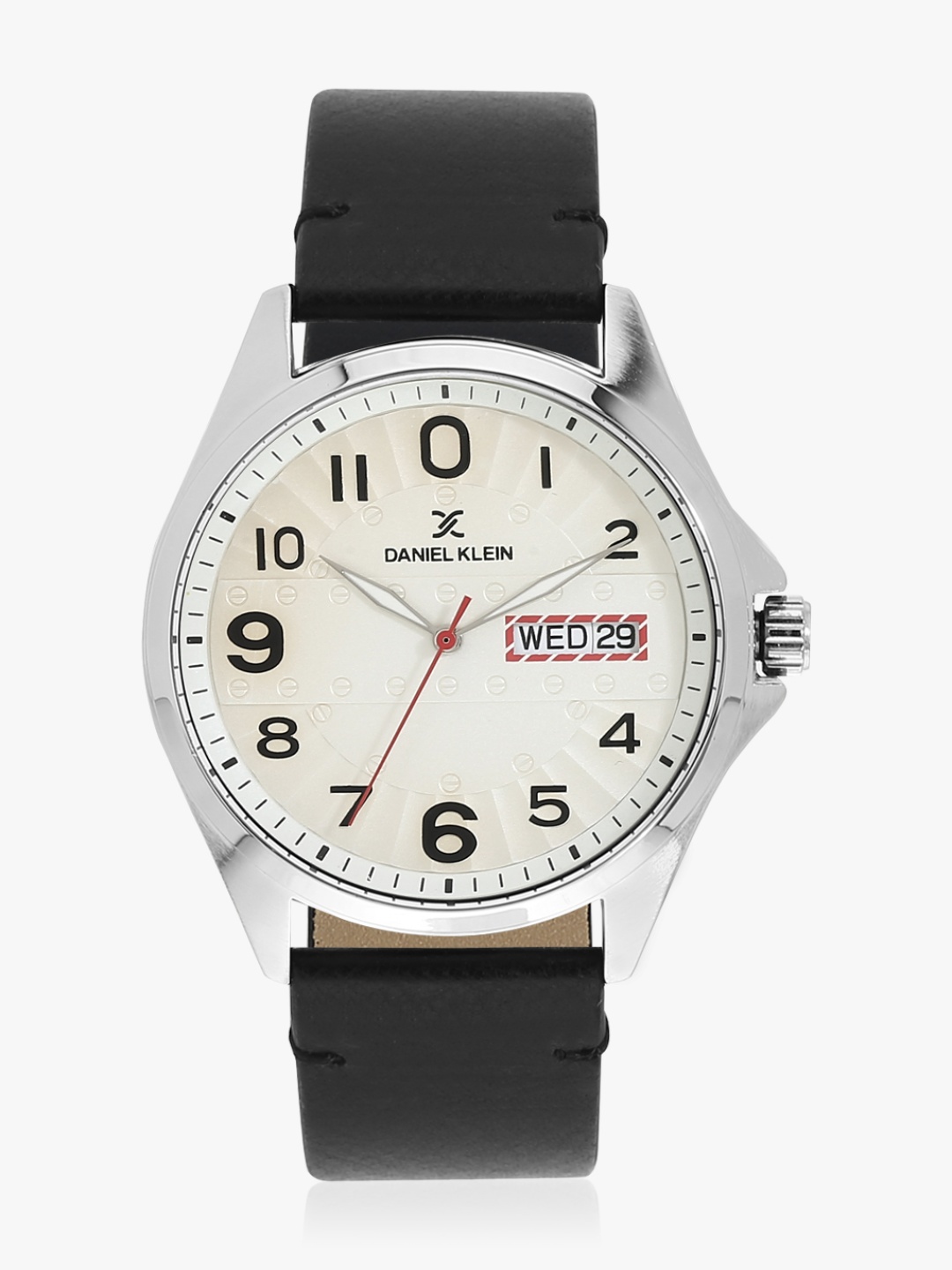 

Black/Off white Analogue Watch