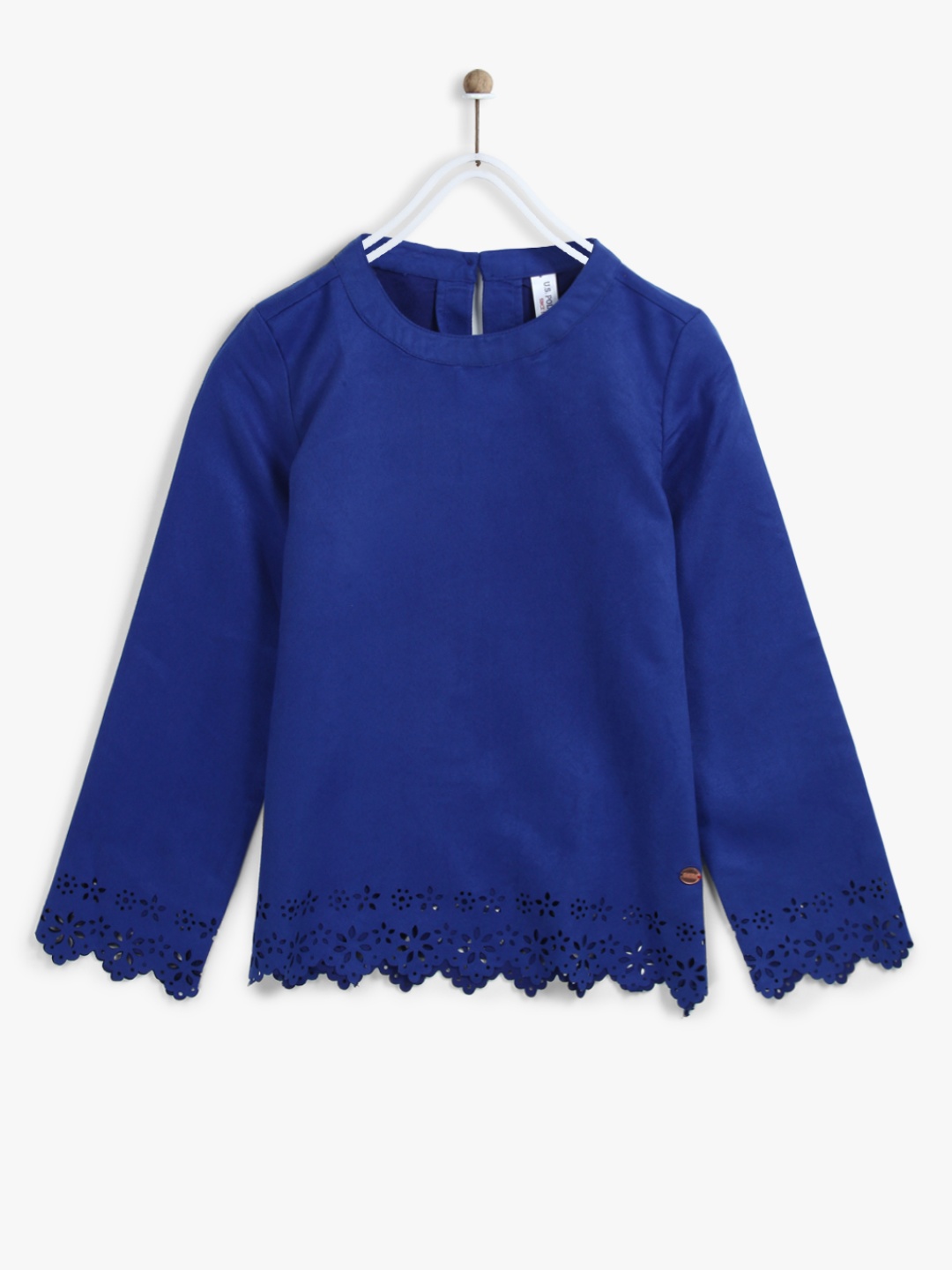 

Blue Casual Pure Cotton Top