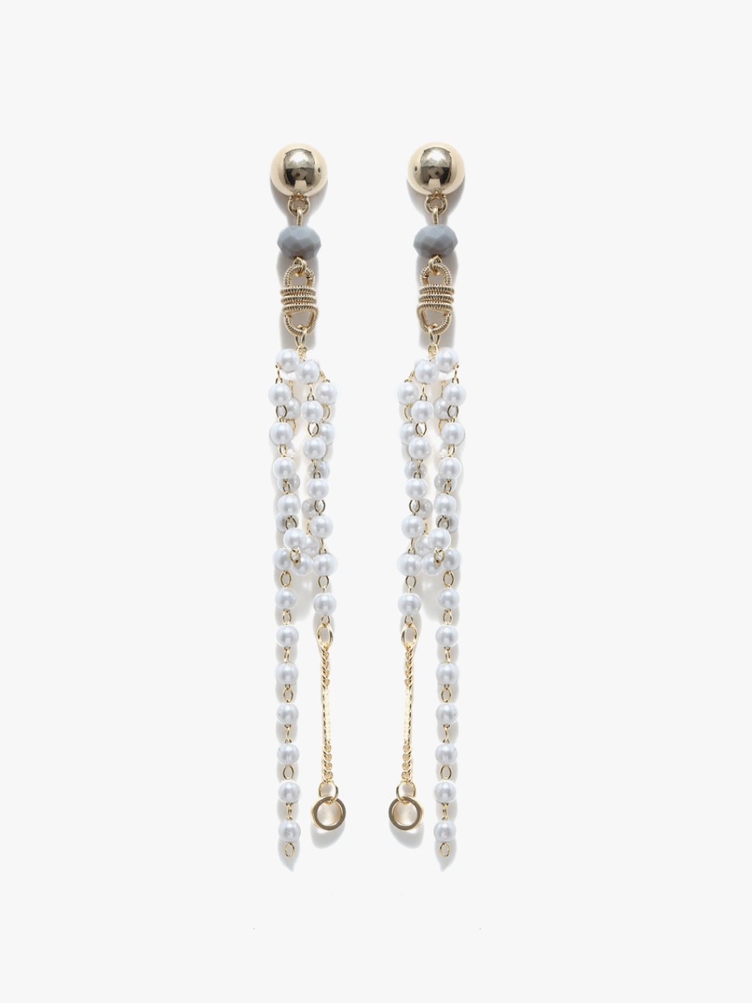 

White Dangler Earring