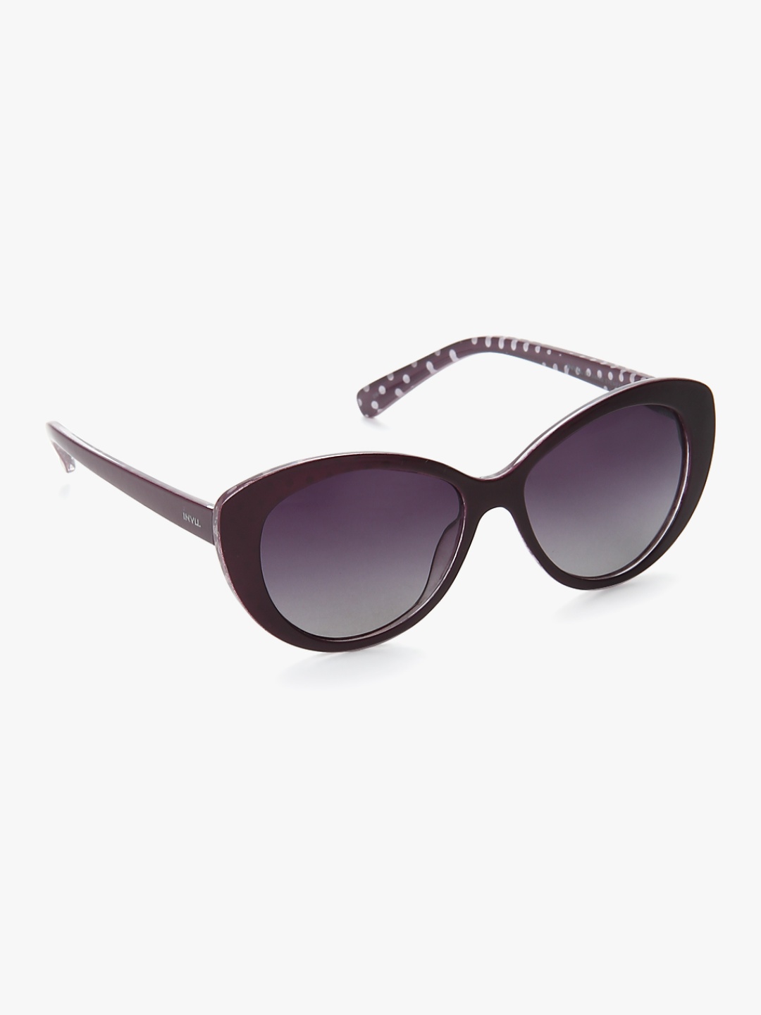 

INVU Women Cateye Sunglasses, Purple