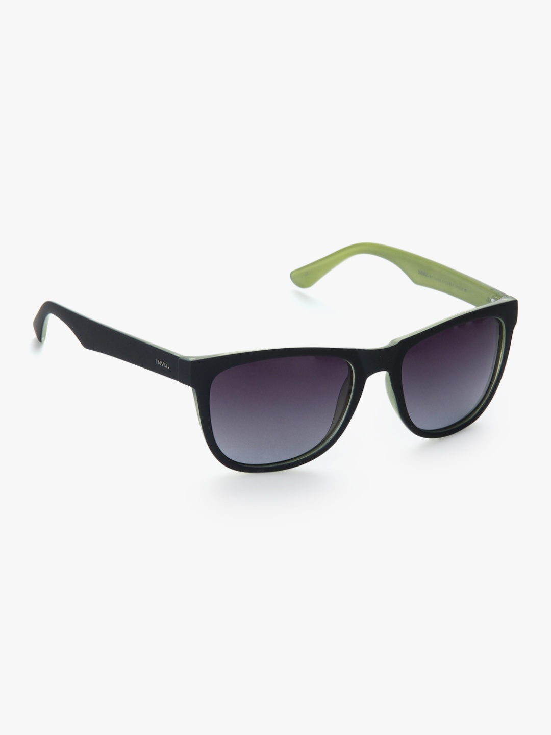 

INVU Unisex Wayfarer Sunglasses, Grey