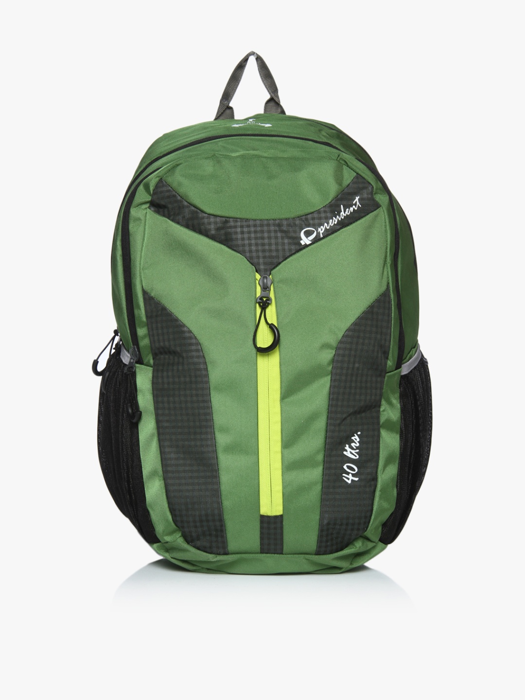 

Green Polyester Backpack