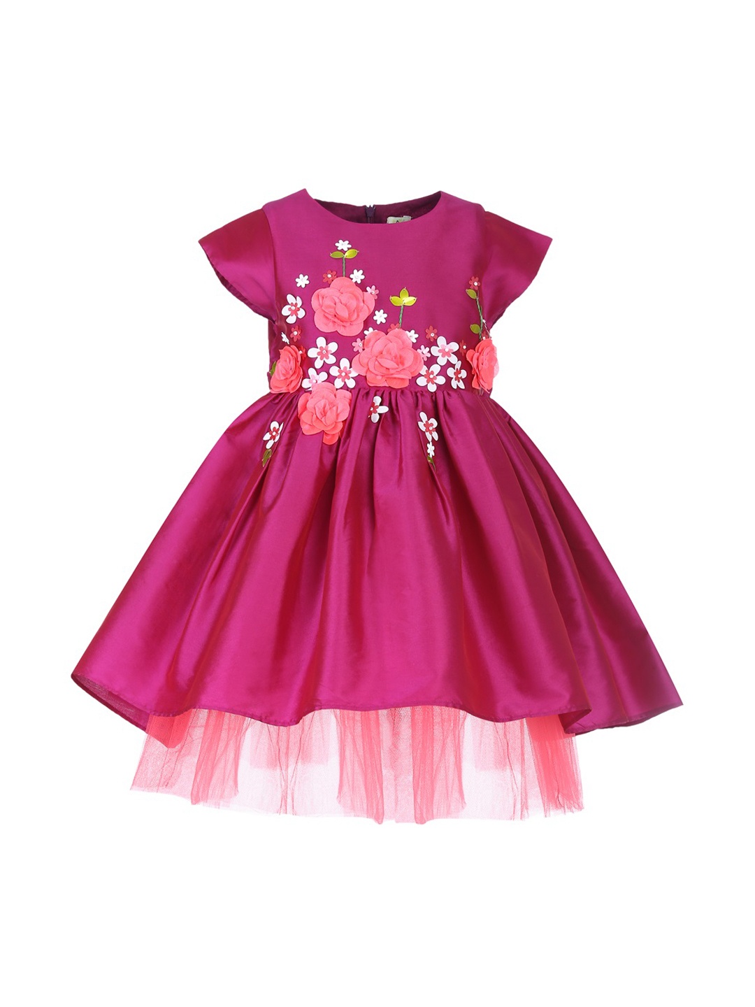 

A Little Fable Girls Purple Lafleur Dress