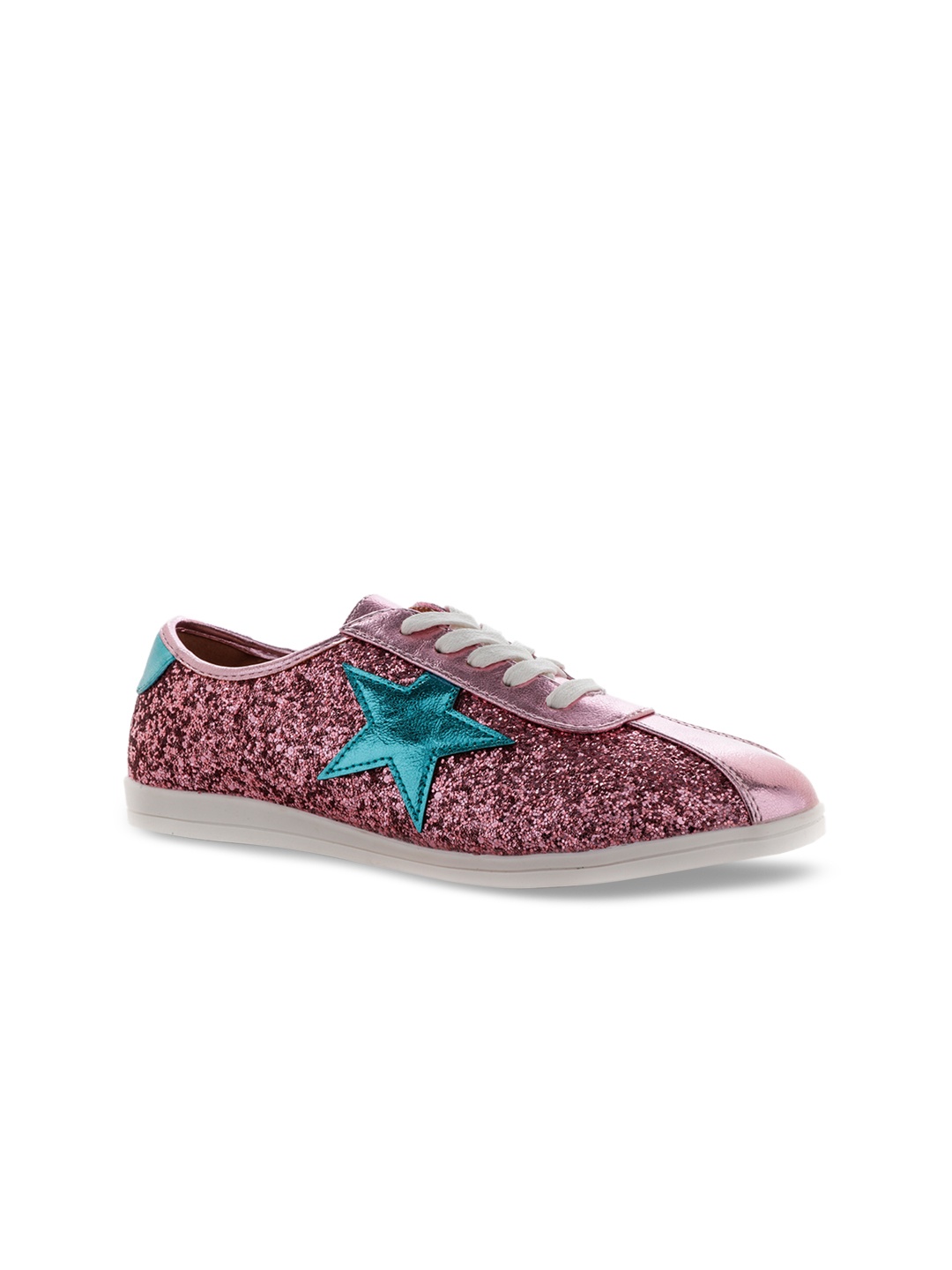 

London Rag Women Pink Embellished Sneakers