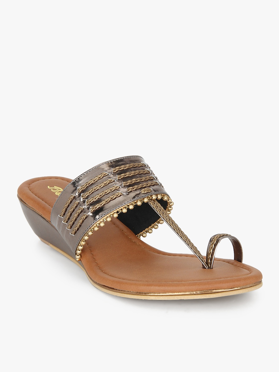 

Grey Solid Wedge