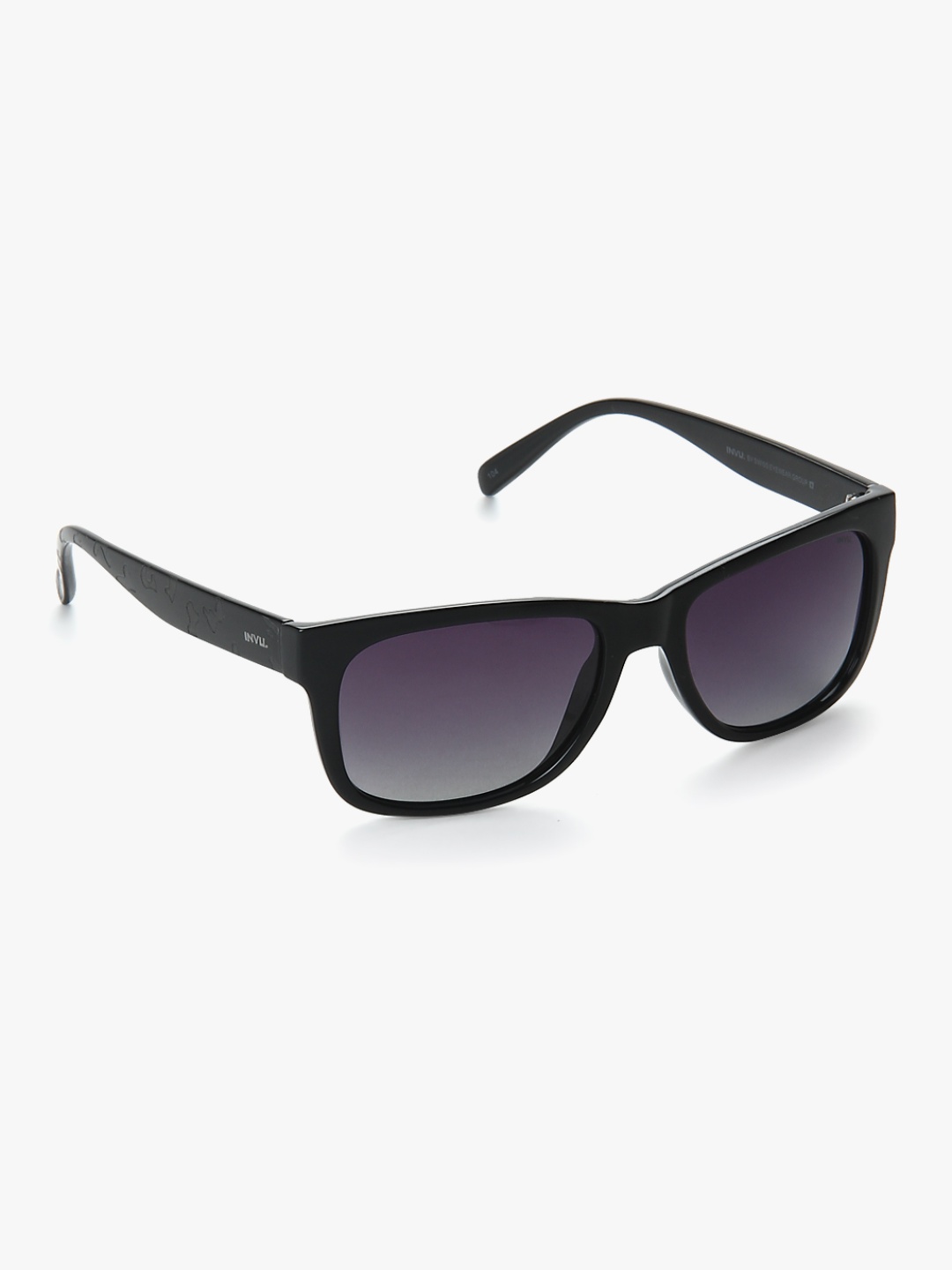 INVU Unisex Rectangle Sunglasses, Purple