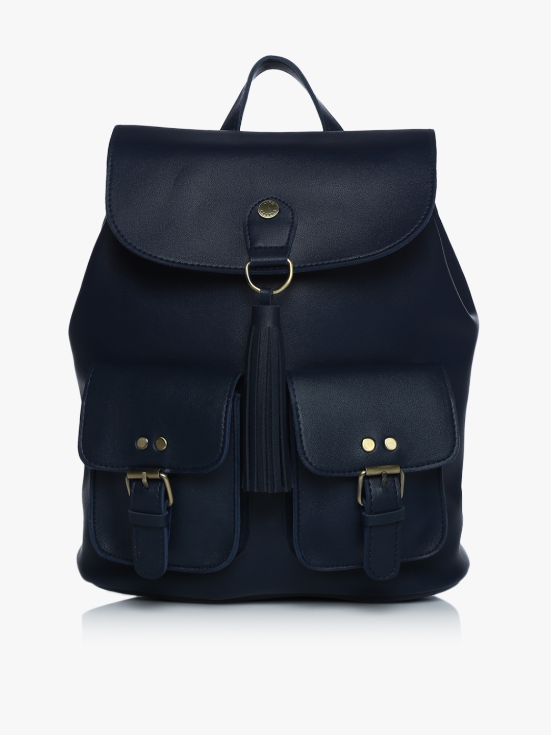 

Blue Polyurethane (Pu) Handbag, Navy blue