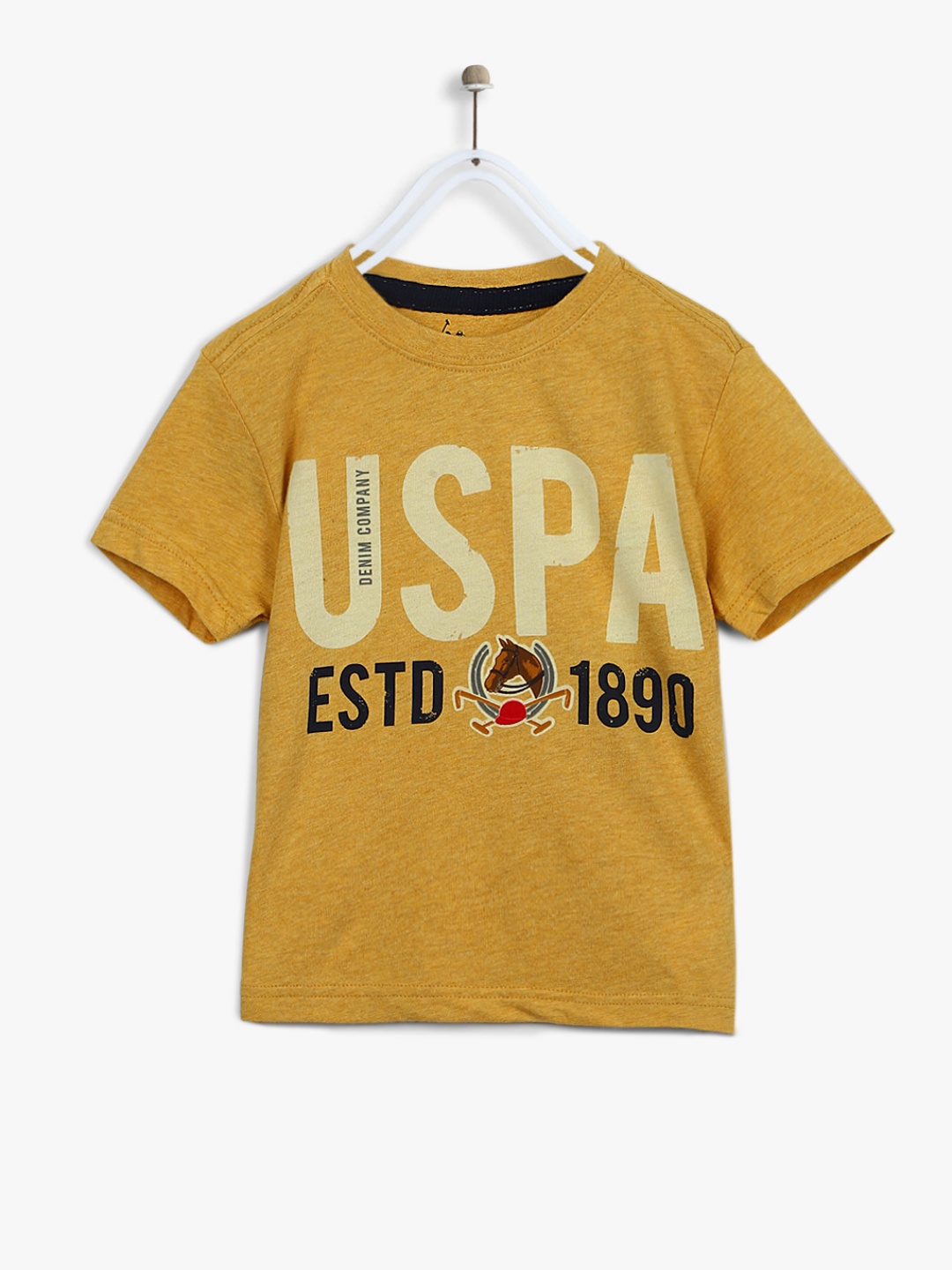 

Yellow Pure Cotton T-shirt