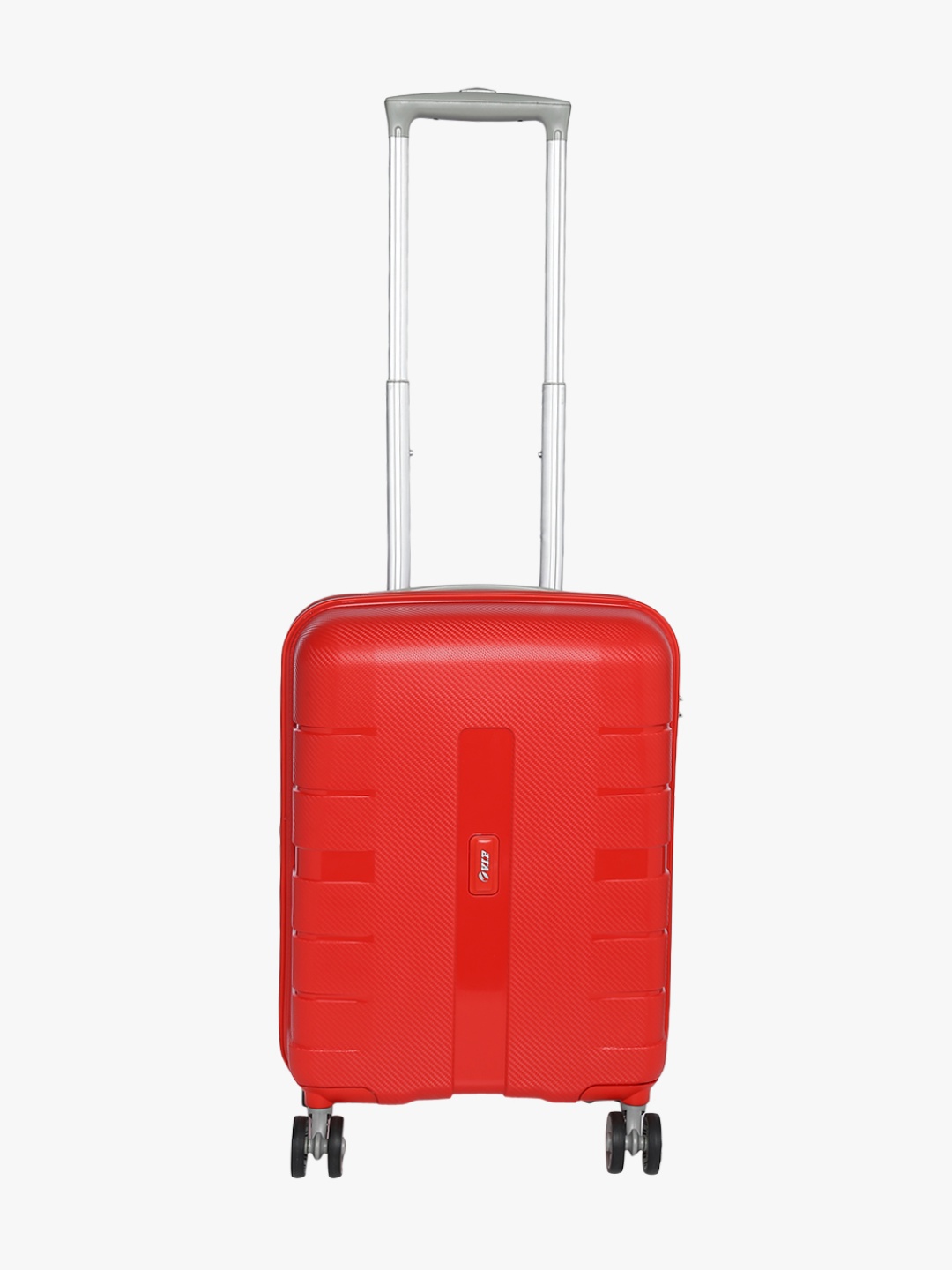 

Red 4 Wheels Hard Strolley