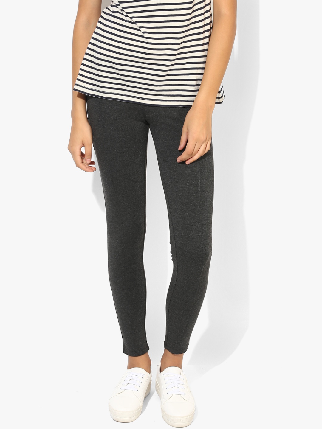 

Charcoal Solid Jeggings