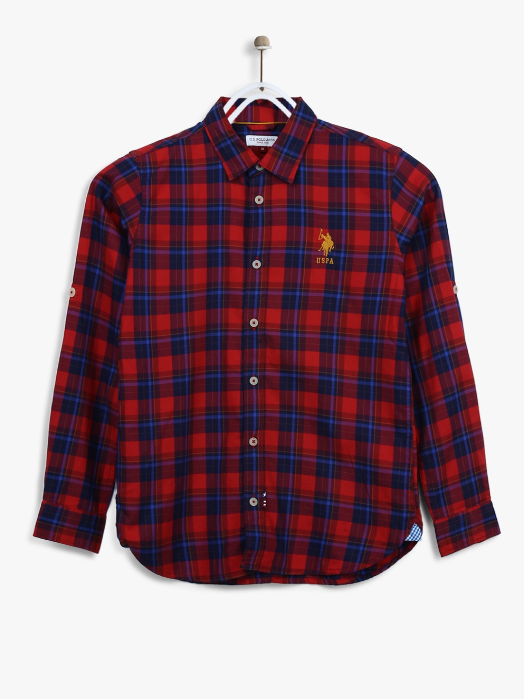 

Red Regular Fit Casual Shirt