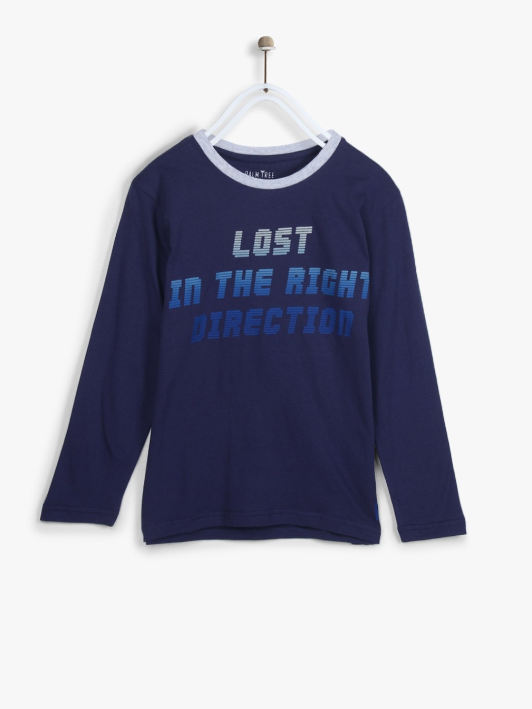 

Navy Blue Pure Cotton T-shirt
