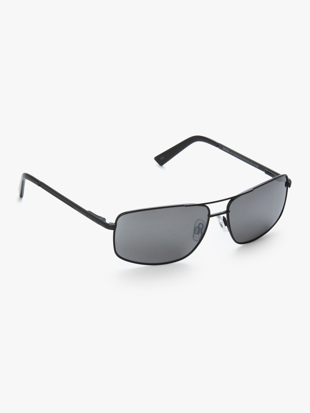 

INVU Men Rectangle Sunglasses, Grey