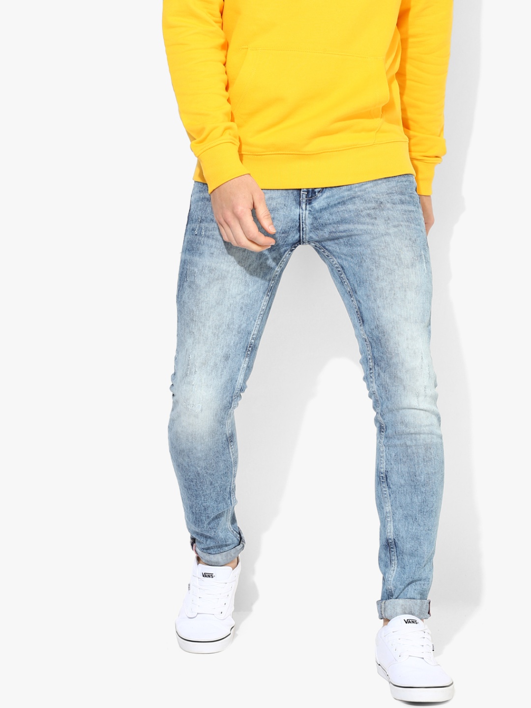 

Blue Washed Slim Fit Jeans