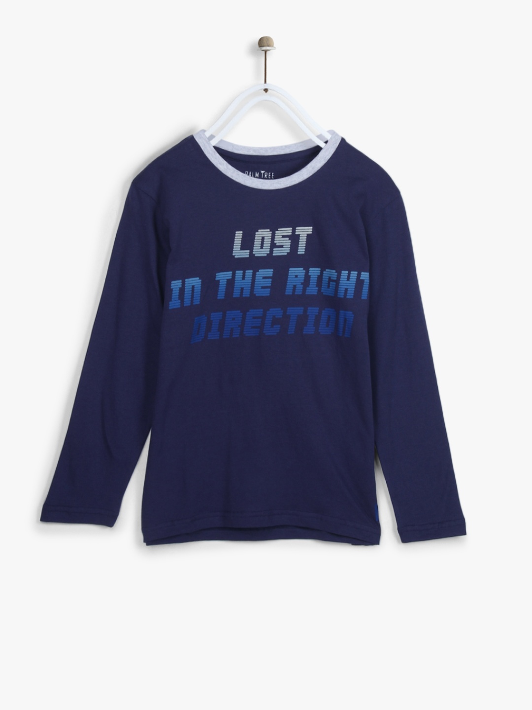 Navy Blue Pure Cotton T-shirt