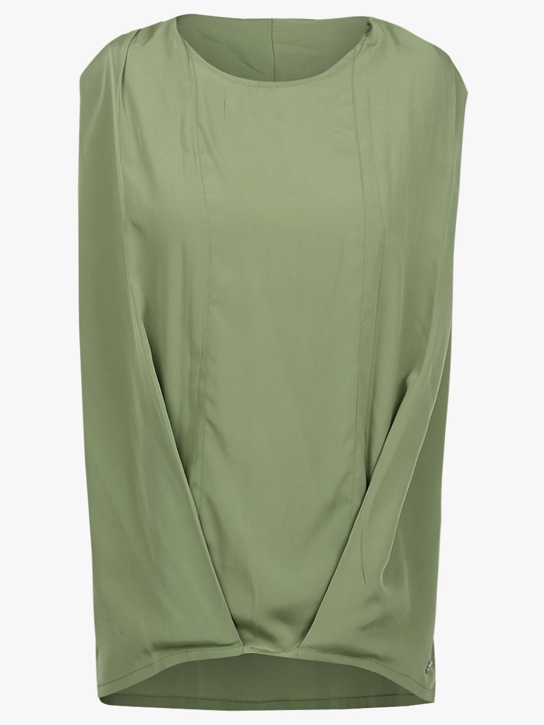 

Green Solid Blouse
