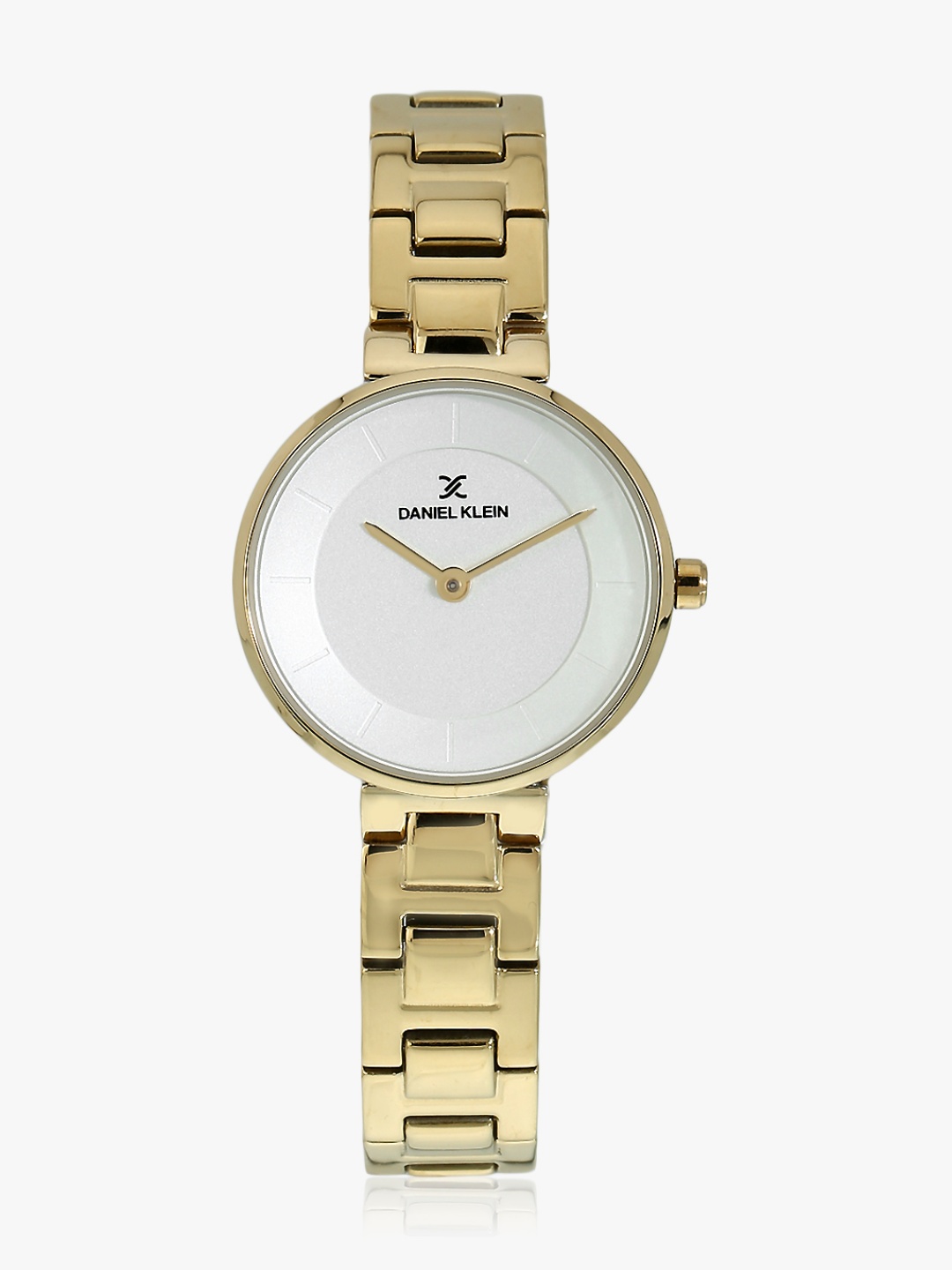 

Dk11684-3 Gold/White Analogue Watch