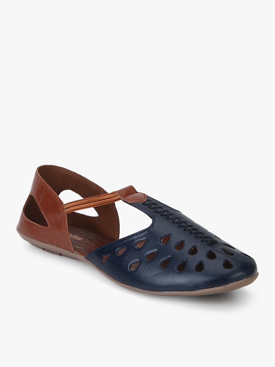 

Navy Blue Solid Ballerinas