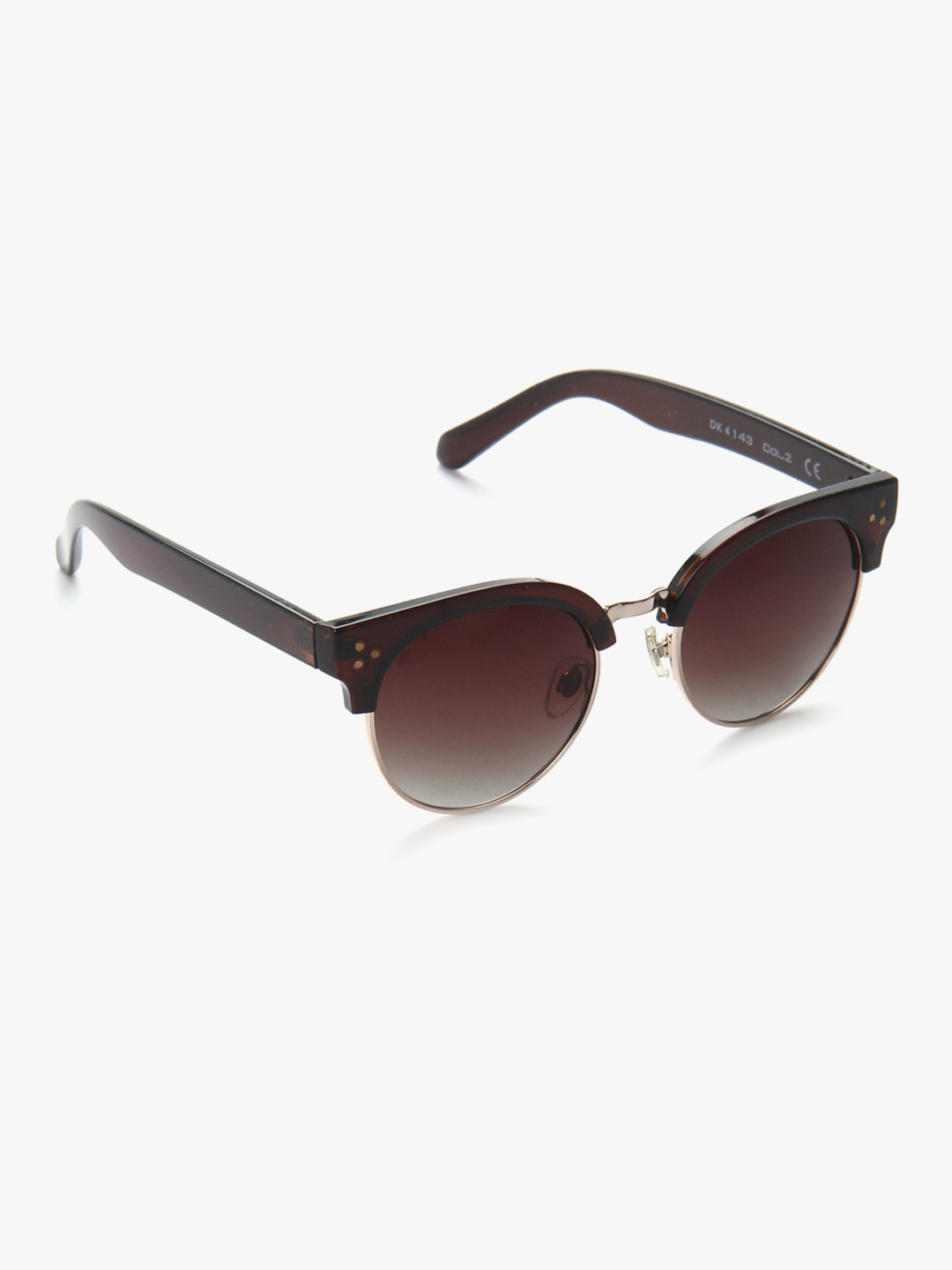 

Daniel Klein Women Round Sunglasses, Brown