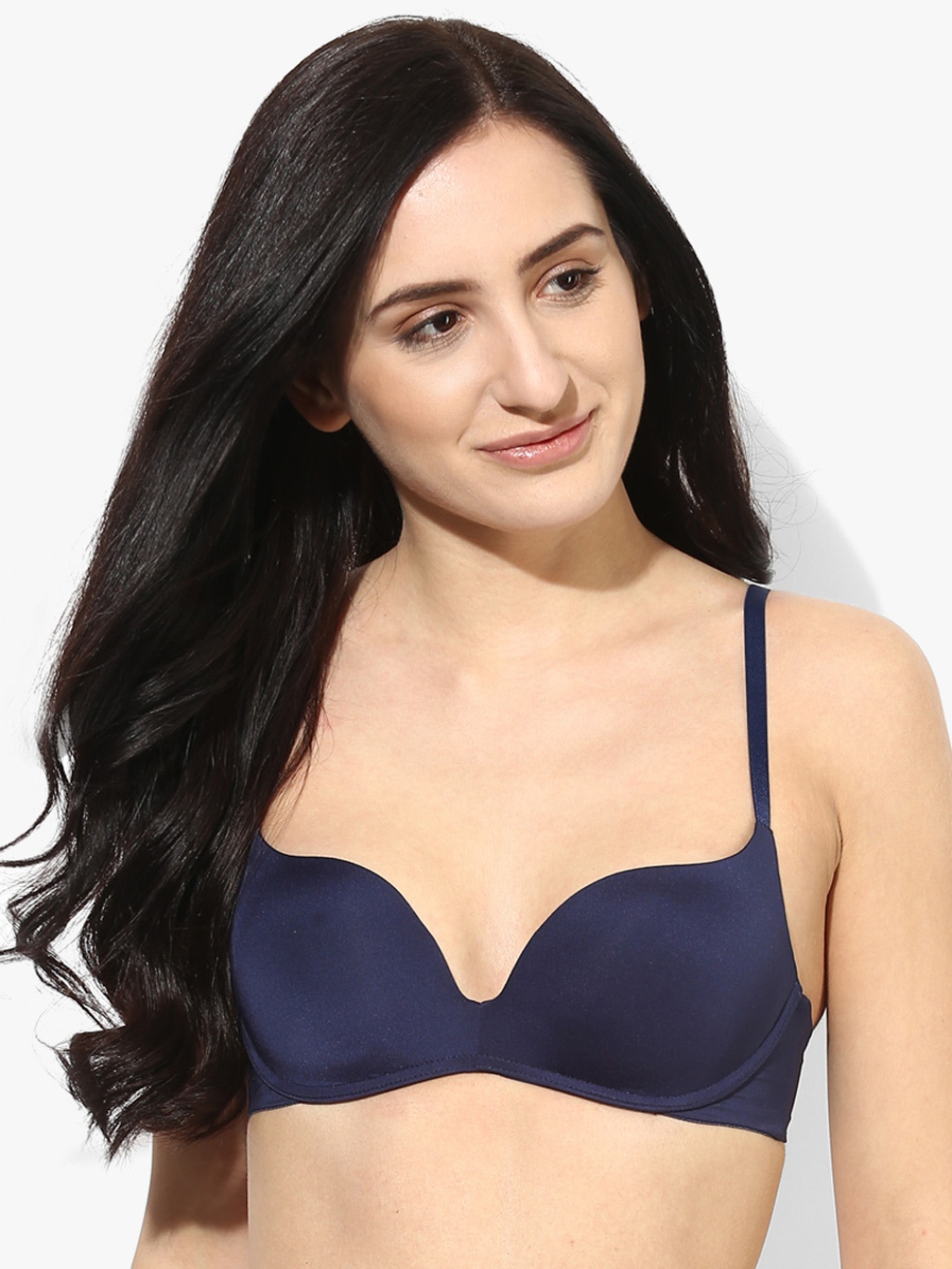 

Navy Blue Solid Bra
