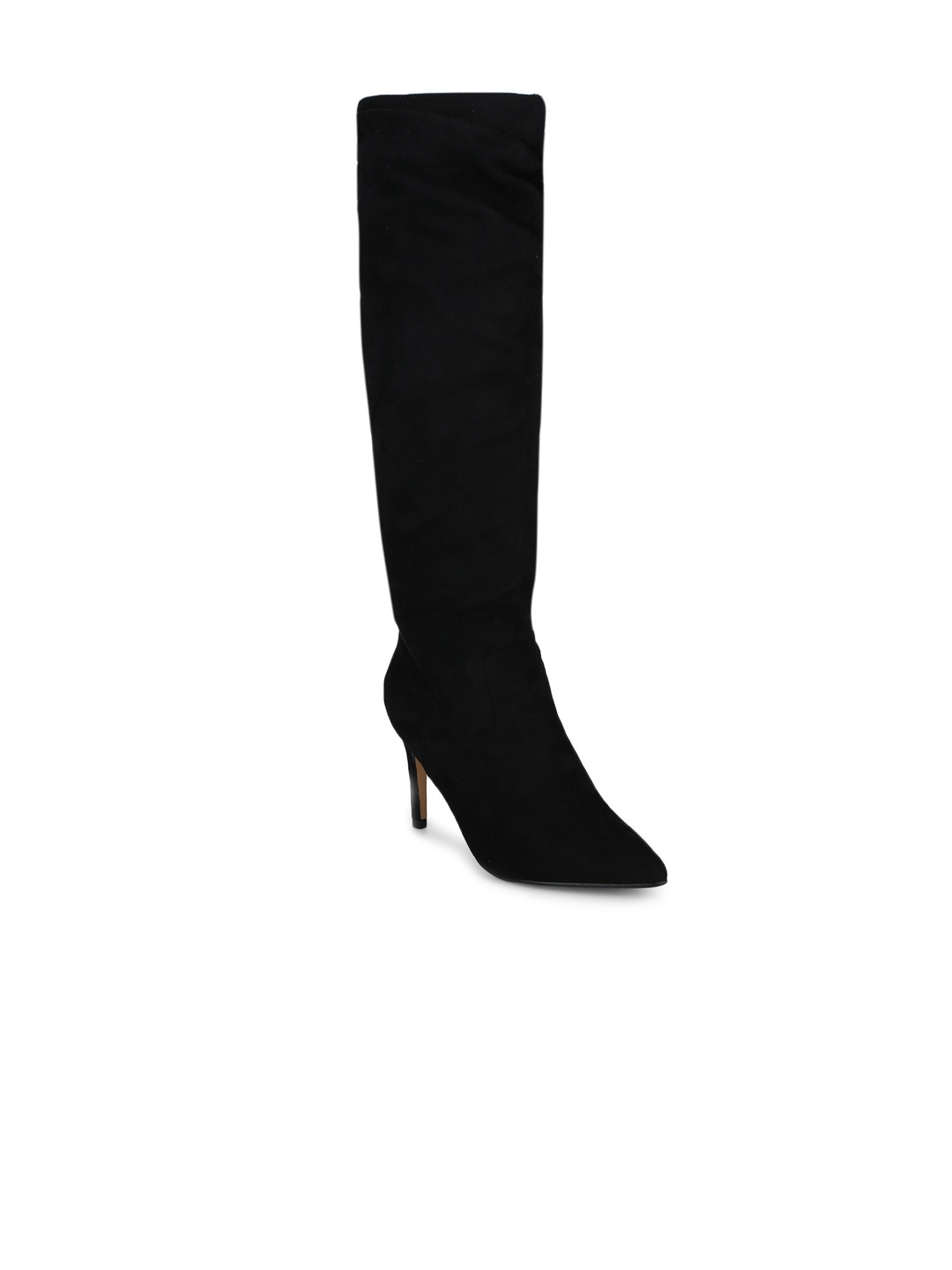 

Truffle Collection Women Black Solid Heeled Boots