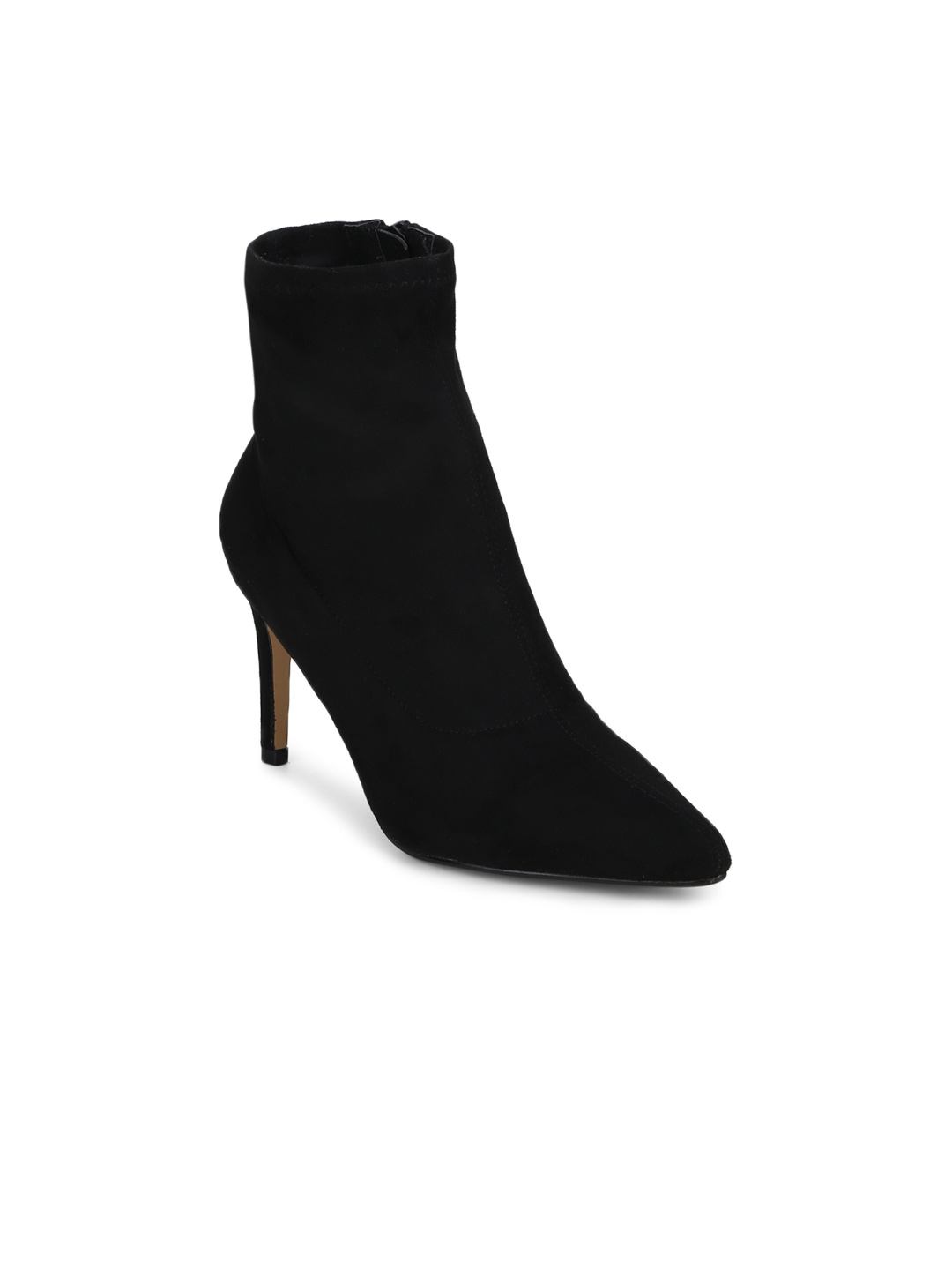 

Truffle Collection Women Black Solid Heeled Boots