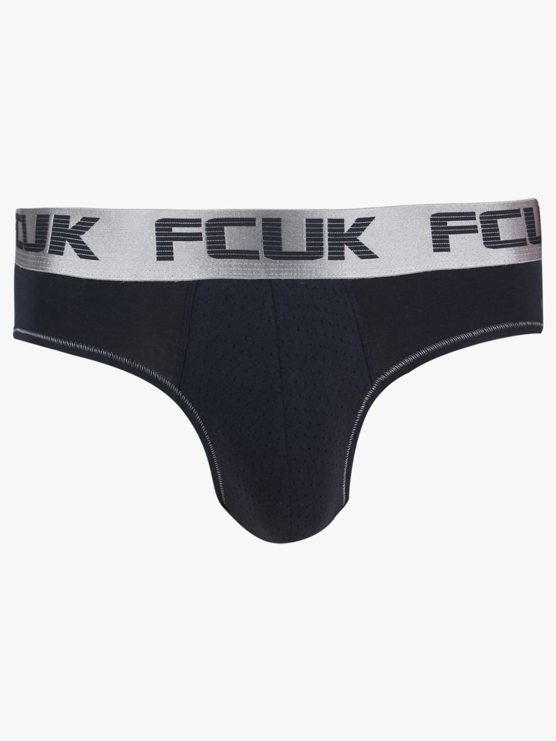 

FCUK Men Navy Blue Solid Briefs CBR17