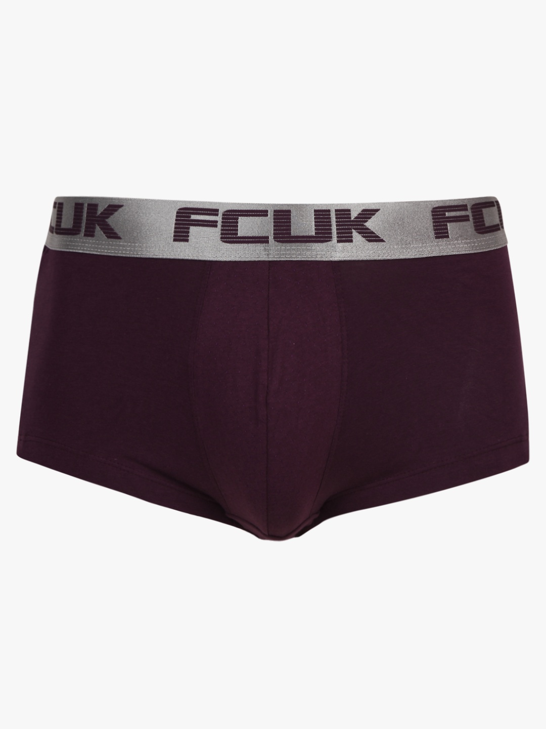 

FCUK Men Burgundy Solid Trunks CTR17
